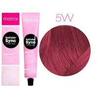 Краска для волос Matrix SoColor Sync Pre-Bonded 5VV светлый шатен глубокий перламутровый 90 мл 