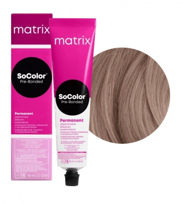 Краска для волос Matrix SoColor Pre-Bonded 8AV светлый блондин пепельно-перламутровый 90 мл 