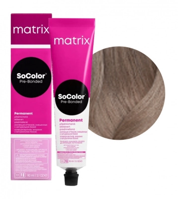 Краска для волос Matrix SoColor Pre-Bonded 8N светлый блондин 90 мл 
