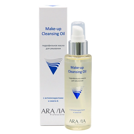 Гидрофильное масло ARAVIA для умывания с антиоксидантами и омега-6 Aravia Professional Make-Up Cleansing Oil,110 мл 