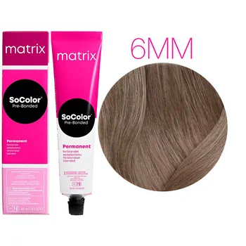 Краска для волос Matrix SoColor Pre-Bonded 6MM тёмный блондин мокка мокка 90 мл 