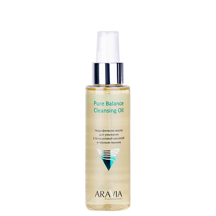 Гидрофильное масло ARAVIA для умывания с салициловой кислотой и черным тмином Pure Balance Cleansing Oil, 110 мл 