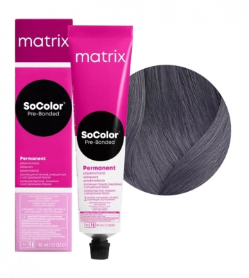 Краска для волос Matrix SoColor Pre-Bonded 6SP тёмный блондин серебристо-жемчужный 90 мл 