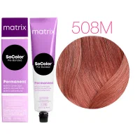 Краска для волос Matrix SoColor Pre-Bonded 508M ветлый блондин мокка 100% покрытие седины 90 мл 