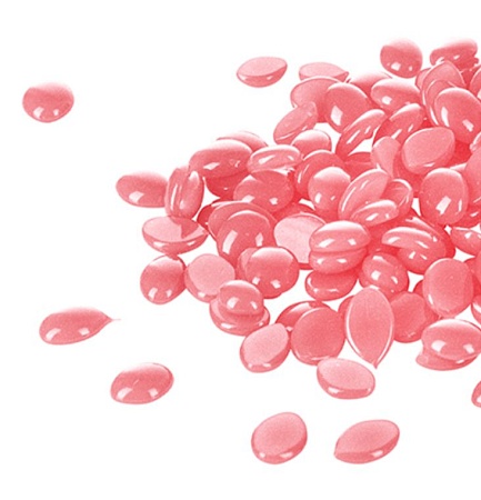 Воск горячий плёночный ITALWAX Top Line Pink Pearl (Розовый жемчуг) гранулы 750 гр 