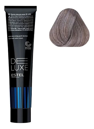 ESTEL De Luxe краска-уход для волос, 7/78 шатен коричнево-жемчужный 60 мл 