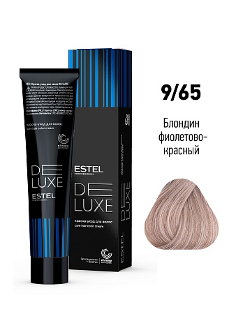 ESTEL De Luxe краска-уход для волос, 9/65 блондин фиолетово-красный, 60 мл 