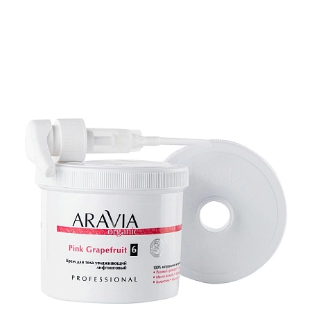 Крем для тела увлажняющий лифтинговый ARAVIA Pink Grapefruit, 550 мл 