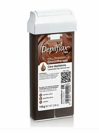 Воск в картридже DEPILFLAX Шоколад 110 гр 