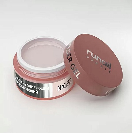 Гель моделирующий RuNail UV BUILDER GEL EXPERT  122 15гр банка 