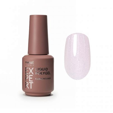 Жидкий полигель с шиммером Liquid Polygel Runail Expert 240 