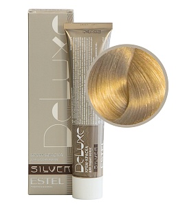 Купить Крем-краска De Luxe Silver (10/31) в Москве по низкой цене! Доставка по всей России ESTEL De Luxe Silver Крем-краска для седых волос, 10/31 светлый блондин золотисто-пепельный, 60 мл
