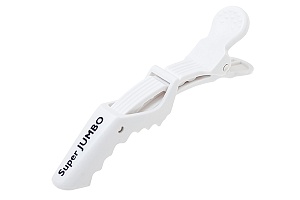 HARIZMA Зажим для волос Super JUMBO белый усиленный 14 см. 4 шт. в упаковке HARIZMA Зажим для волос Super JUMBO белый усиленный 14 см. 4 шт. в упаковке