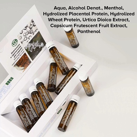 Лосьон для волос восстанавливающий с гиалуроновой кислотой Constant Delight 10 ампул по 10 мл 