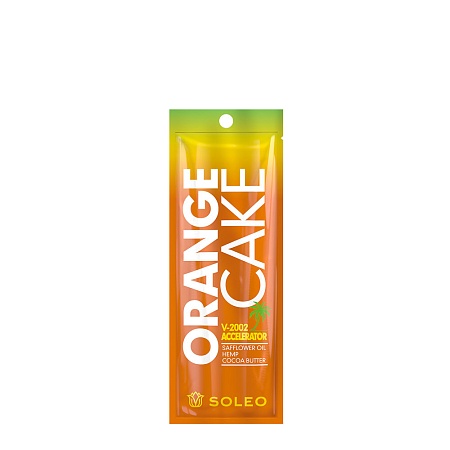 Ускоритель загара с экстрактом конопли SOLEO ORANGE CAKE 15 мл 