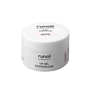 Камуфлирующий УФ-гель RuNail Фарфоровый френч 15 г  Камуфлирующий УФ-гель RuNail Фарфоровый френч 15 г