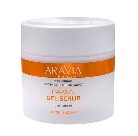 Гель-скраб против вросших волос Papain Gel-Scrub 300мл. 