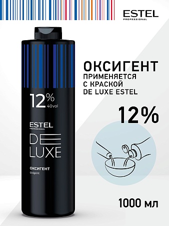 Оксигент для волос 12 % DE LUXE 1000 мл 