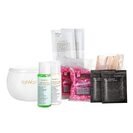 Набор для депиляции лица ITALWAX Solo GloWax kit 
