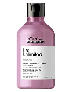 Шампунь для непослушных волос L`oreal Professionnel Liss Unlimited 300мл.  Шампунь для непослушных волос L`oreal Professionnel Liss Unlimited 300мл.