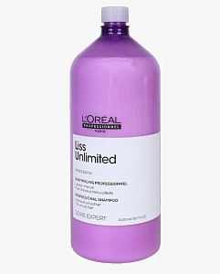 Шампунь для непослушных волос L`oreal Professionnel Liss Unlimited 1500мл.  Шампунь для непослушных волос L`oreal Professionnel Liss Unlimited 1500мл.