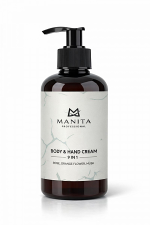 Крем для рук и тела MANITA ROSE, ORANGE FLOWER, MUSK, 300 мл 