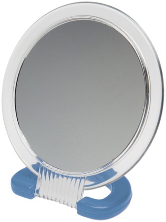 Зеркало настольное Dewal Beauty MR110 синее, 230*154 мм 