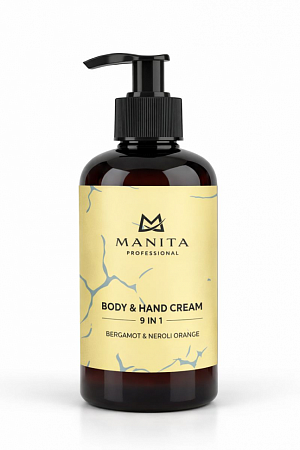 Крем для рук и тела MANITA BERGAMOT, NEROLI, ORANGE 300 мл 