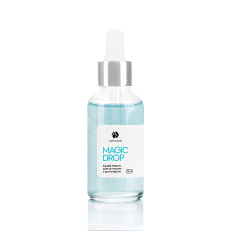 Сухое масло для кутикулы ADRICOCO Magic Drop с шиммером сорбет, 30 мл 