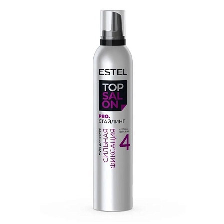 Мусс для волос ESTEL TOP SALON PRO.СТАЙЛИНГ сильная фиксация 350 мл 