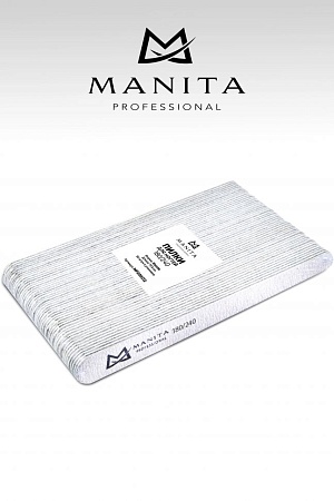 Пилка Капля для ногтей Manita Professional 180/240 грит 17,8 см 