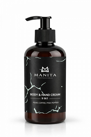 Крем для рук и тела MANITA PEAR, COFFEE, PINK PEPPER 300 мл 