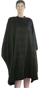 Купить AF15B Пеньюар для стрижки DEWAL  Цветы в ромбах , полиэстер в Москве по низкой цене Dewal Пеньюар для стрижки Цветы в ромбах, 104 x 137 см