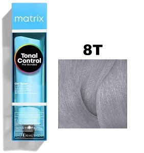 Тонер гелевый Matrix Tonal Control с кислым pH 8Т Светлый блондин титановый 90 мл  Тонер гелевый Matrix Tonal Control с кислым pH 8Т Светлый блондин титановый 90 мл