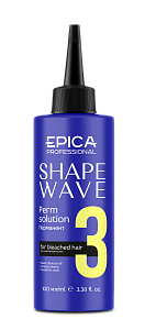 Купить Перманент для осветлённых волос «Shape wave»3 EPICA 100мл в Москве по низкой цене Перманент для осветлённых волос Shape wave3 EPICA 100мл