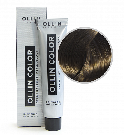 6/1 Ollin Color Крем-краска для волос, темно-русый пепельный, 60 мл