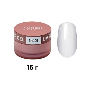 Гель моделирующий RuNail UV BUILDER GEL EXPERT  101 15гр банка  Гель моделирующий RuNail UV BUILDER GEL EXPERT  101 15гр банка