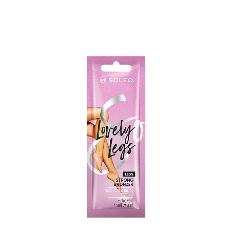 Сильный бронзатор для ног с алоэ SOLEO Lovely Legs 10 мл 