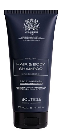 BOUTICLE Шампунь для волос и тела HAIR AND BODY, 300 мл 