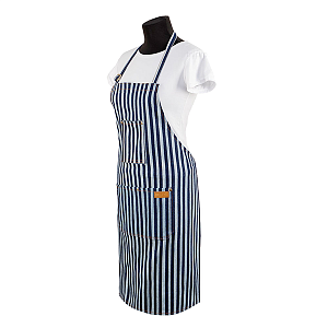 Фартук TNL Цирюльник с карманами, голубая джинса 1470  Фартук TNL Цирюльник с карманами, голубая джинса 1470