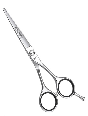 Филировочные ножницы односторонние SILVER STAR PN-111-5.5F PRO, классическая форма, съёмный упор 