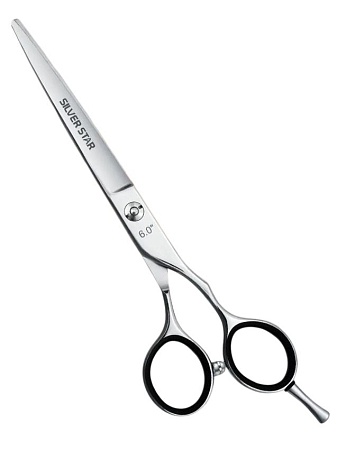 Парикмахерские ножницы узкая форма лезвий, облегчённые SILVER STAR PN-125-6 PRO 