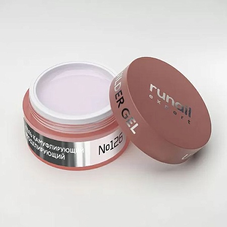 Гель моделирующий RuNail UV BUILDER GEL EXPERT  126 15гр банка 