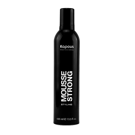 Мусс для укладки волос KAPOUS сильной фиксации Mousse Strong 400 мл 
