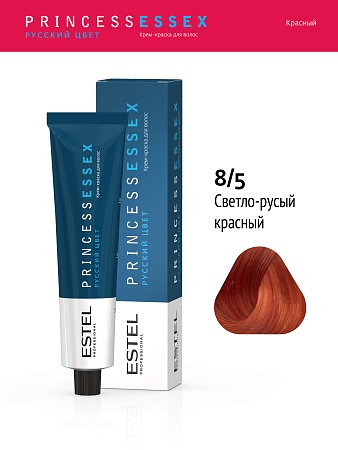 ESTEL Princess Essex крем-краска для волос, 8/5 светло-русый красный, 60 мл 