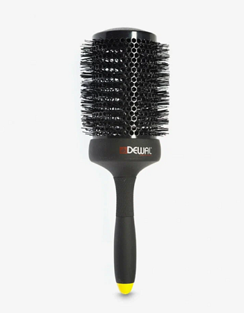 Термобрашинг DEWAL pro BANANA black, керамика, нейлоновая щетина d 65*85 мм 