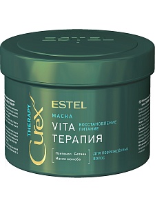 Купить Маска Vita-терапия для повреждённых волос 63850/CR500/M5   в Москве по низкой цене! Доставка по всей России Маска "Vita-терапия" для повреждённых волос ESTEL CUREX THERAPY 500 мл