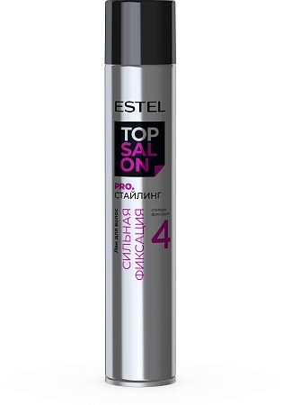 Лак для волос ESTEL TOP SALON PRO.СТАЙЛИНГ 4 сильная фиксация 400 мл 