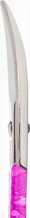 Ножницы для ногтей SILVER STAR HCC-2-PURPLE изогнутые лезвия, пурпурное покрытие 