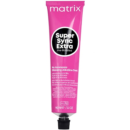 Краска безаммиачная Matrix Super Sync Pre-Bonded 4NN Шатен глубокий натуральный 90 мл 